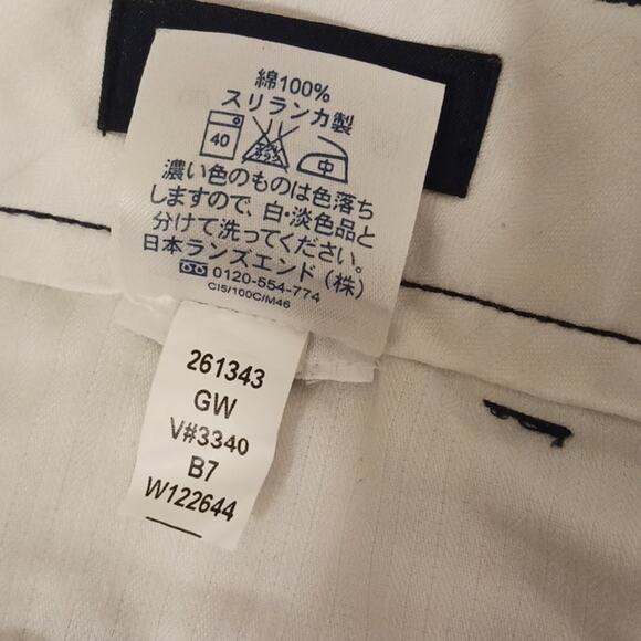 Land's End Bermuda GOLF Shorts Mens Size W44 Blue Yellow Red Plaid Preppy Travel - Picture 7 of 10